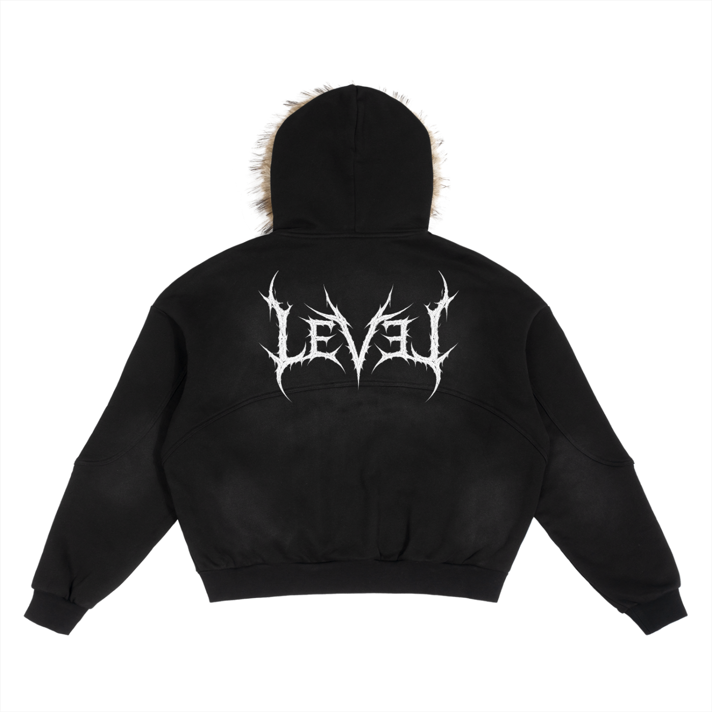 LeveL Detachable Fur Hoodie